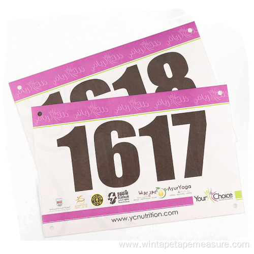 Custom Running Bib Numbers for Marathon Races